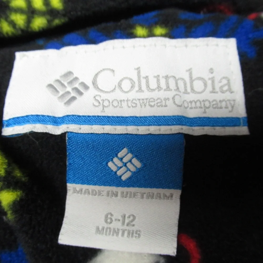 Columbia Snuggly Bunny Down Bunting 6-12 Months Blue Insulated Hooded Snowsuit‎